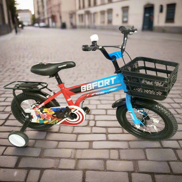 BB Fort 12-Inch Kids Bicycle with Training Wheels