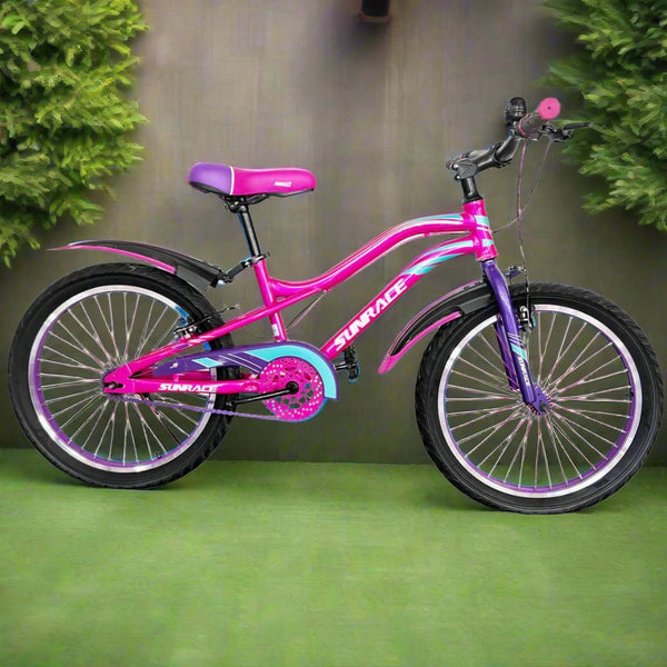 Sunrace Cute Girls' 20-Inch Kids Bicycle
