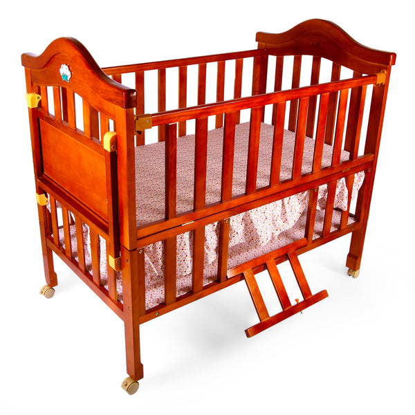 Junior Brown Baby Cot