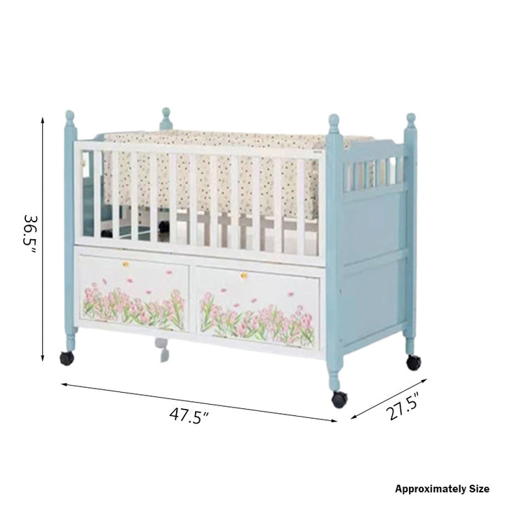 Junior Blue Baby Cot