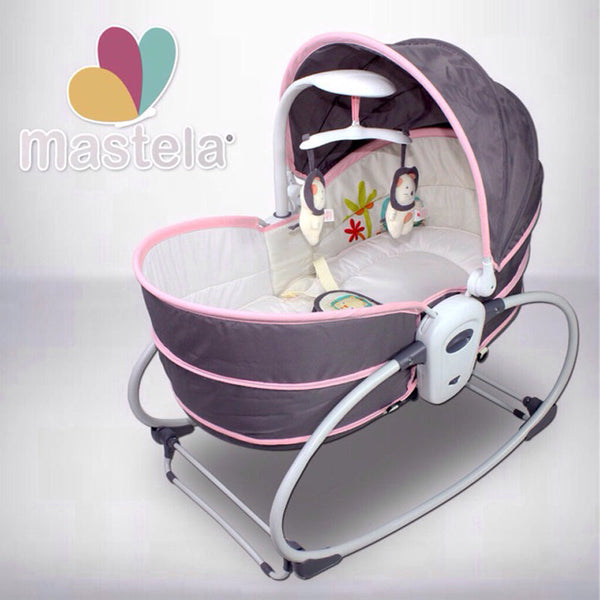 Mastela 5-In-1 Baby Rocker & Bassinet