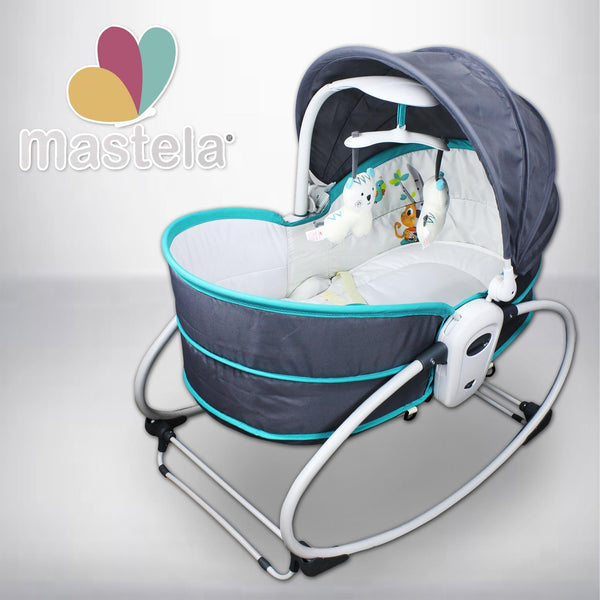 Mastela 5-In-1 Baby Rocker & Bassinet