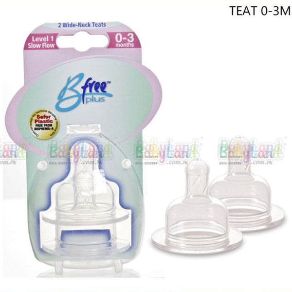 Bfree Stage-2 Baby Nipple – Silicone Teat (0-3 Months) for Baby Bottles