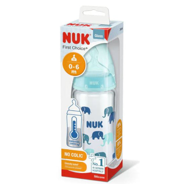NUK Baby Feeder Bottle (Glass) 240 ml