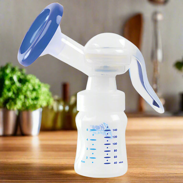 Manual Breast Pump with Feeding Bottle