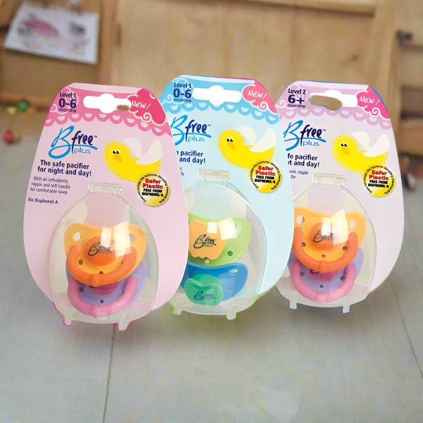 BFree Stage 1 Pacifier Twin Pack 0-6M