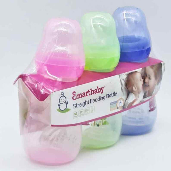 SmartBaby Straight Feeding Bottles 150ml (Pack of 3)