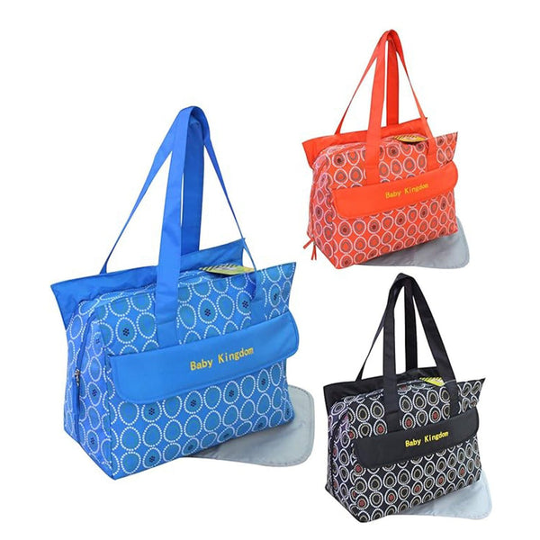 Baby Kingdom Travel and Diaper Bag with Changing Mat