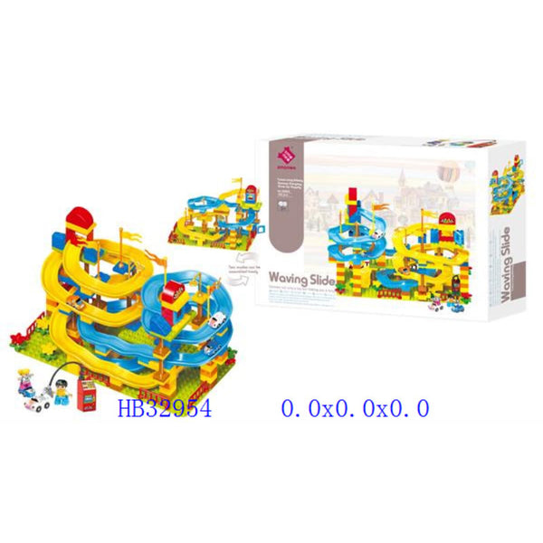 Waving Slide DIY Building Blocks Set