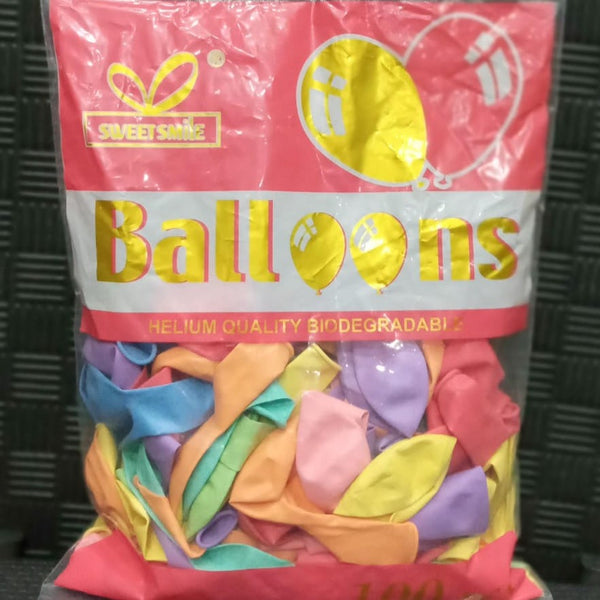 Multicolor Party Balloons (100Pcs)