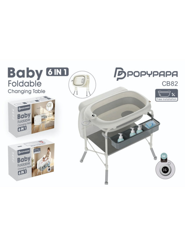 Popypapa Baby Foldable Changing Station 6-in-1