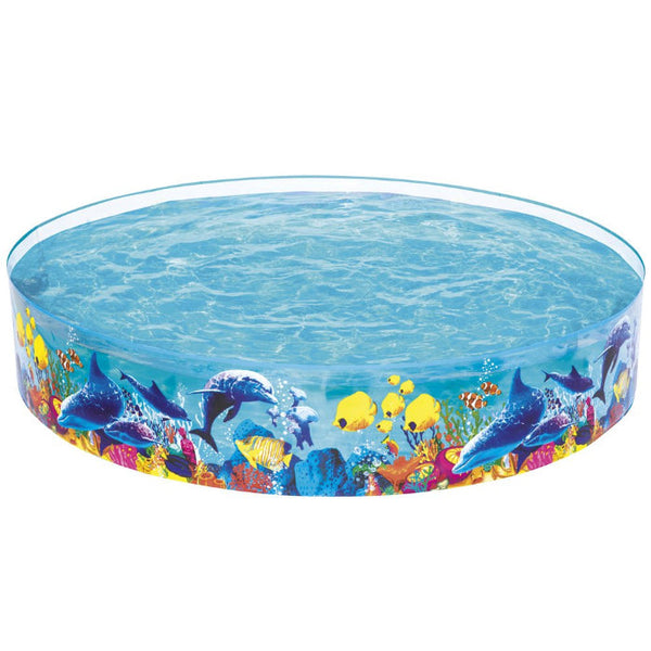 Bestway - Odyssey Fill 'n Fun Play Pool For Kids (L-8ft H-18")