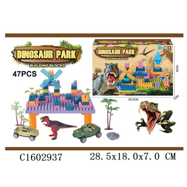Dinosaur Park DIY Building Blocks Set - 47 Pcs/Set