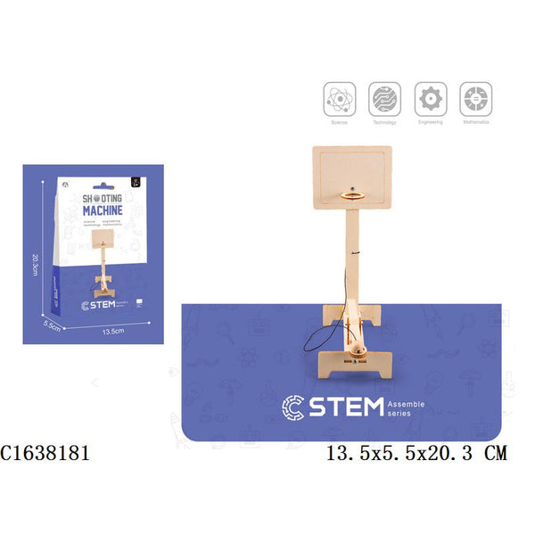 DIY Wooden Shooting Machine STEM Educational Kit