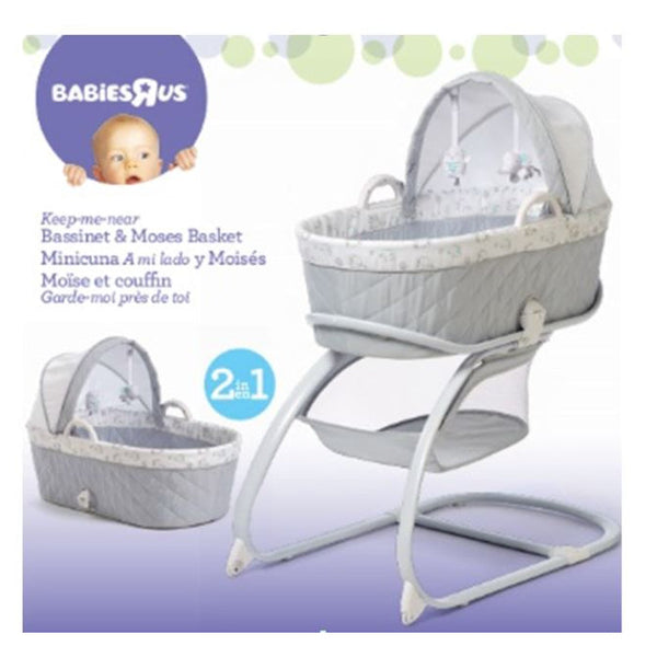 Delta Children 2-in-1 Deluxe Bassinet