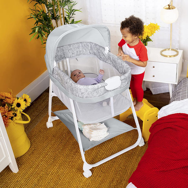 Bright Starts - Disney Winnie The Pooh - Soothing Vibrations Baby Bassinet
