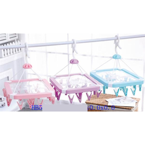 Cloth Hanger with 20 Clips – Portable & Efficient Drying Rack