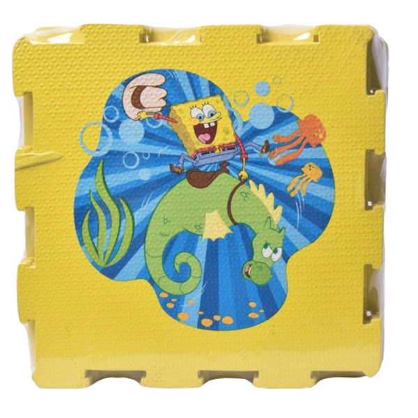Puzzle Foam Mats - SpongeBob - Small 1ft x 1ft