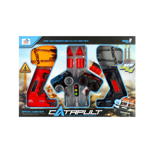 Catapult Speed Launcher with 2 Cars – High-Speed Racing Toy for Kids