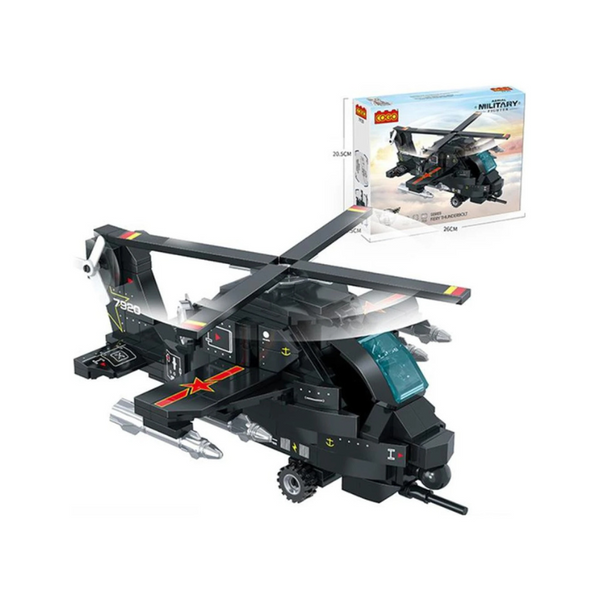 Cogo Ariel Military Fighter – 260 Pcs Building Blocks Toy Set