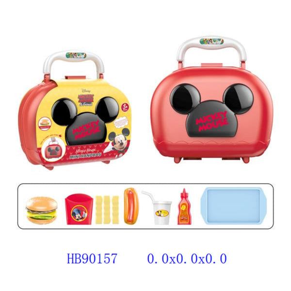 Mickey Mouse Fast Food Toy Suitcase Set