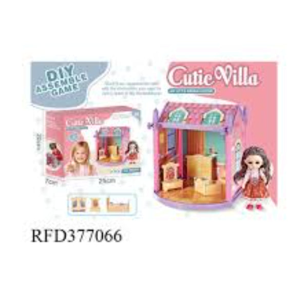 Cutie Villa Dollhouse DIY Building Set - 48 Pcs/Set