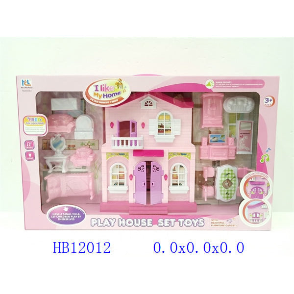 Cute Dollhouse with Lights and Sound
