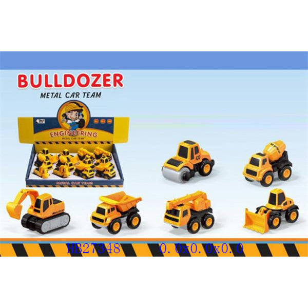 Metal Engineering Bulldozer Toy