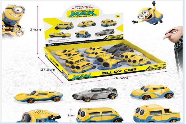 Minions Dinky Car - 1 Pc
