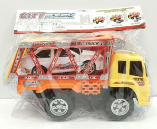 Giant Tow Truck Toy with Car