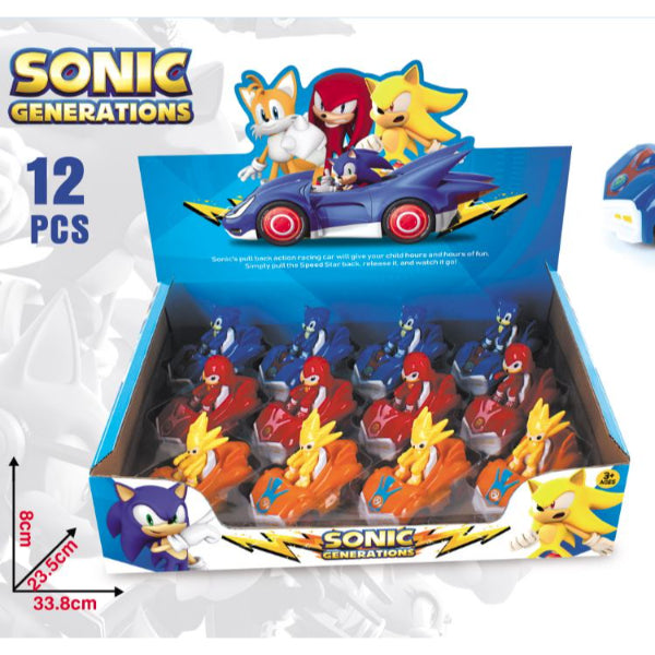 Sonic The Hedgehog Toy Car - 1 Pc