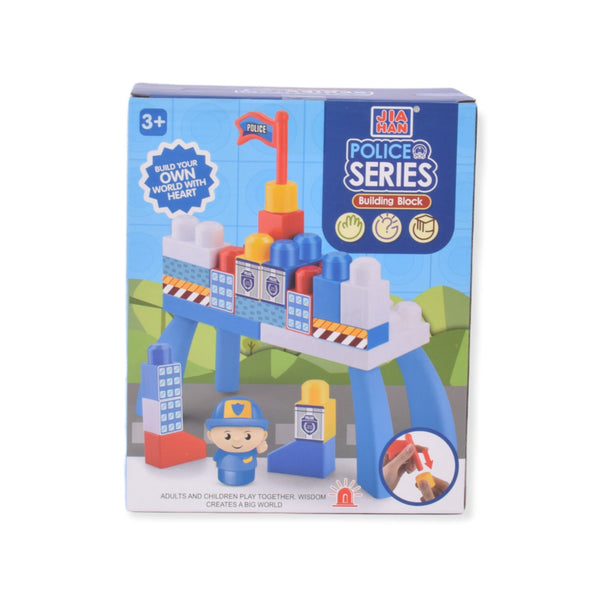 Police Station DIY Building Blocks Set - 30 Pcs/Set