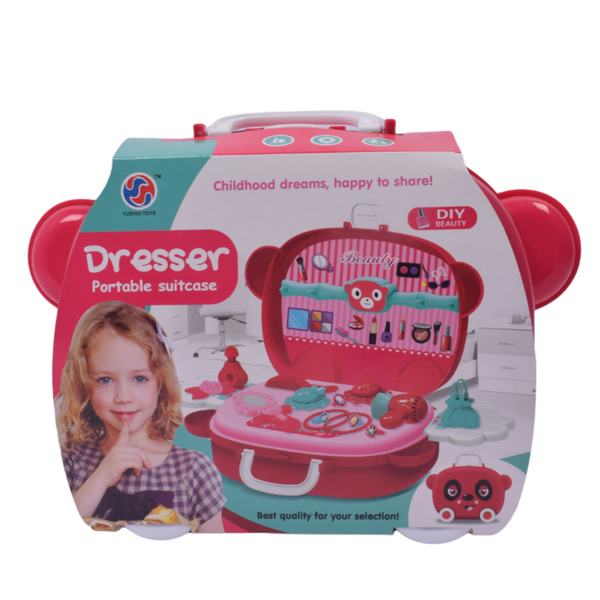 Girls Beauty Dresser Suitcase