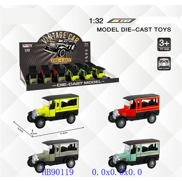 1:32 Die-Cast Vintage Car
