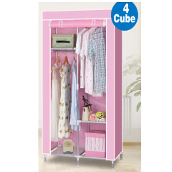 Foldable Fabric Wardrobe 4-Cube
