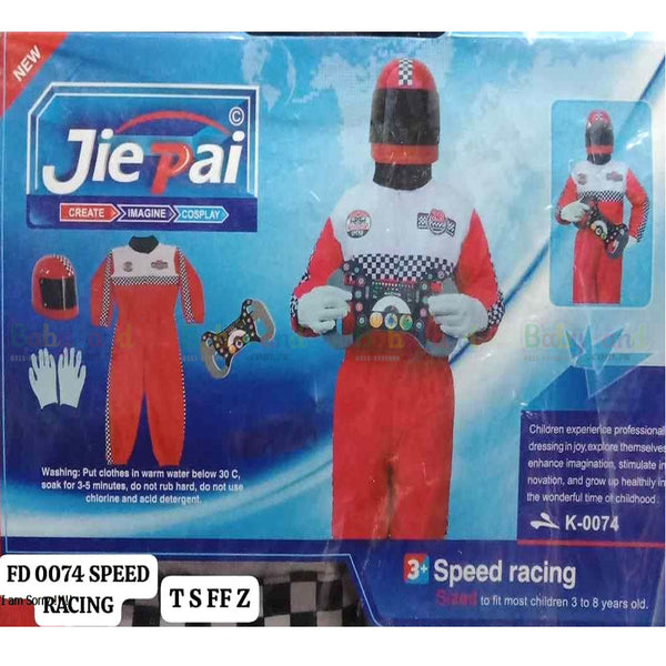 Kids Pretend Play Racing Costume