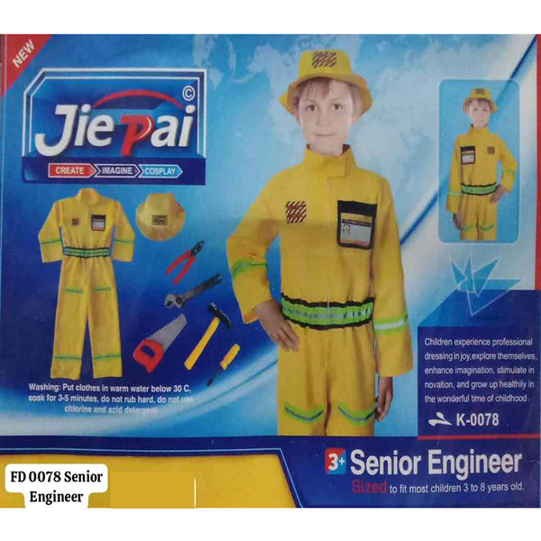 Kids Pretend Play Chief Engineer Costume
