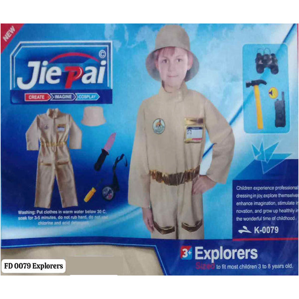 Kids Pretend Play Explorer Costume