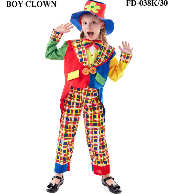 Kids Pretend Play Clown Costume