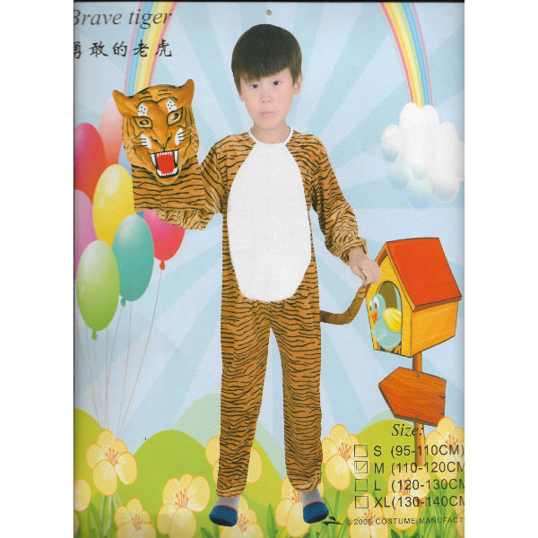 Deluxe Tiger Costume for Kids – Wild Jungle Animal Dress-Up Suit