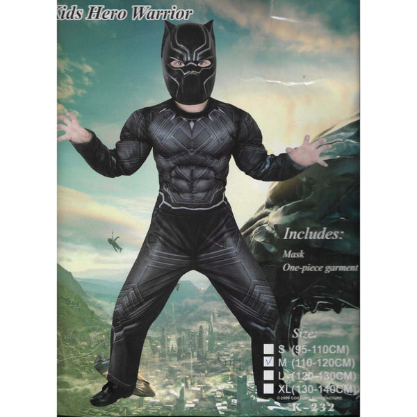 Kids Black Panther Superhero Costume – Marvel Wakanda Dress-Up Outfit