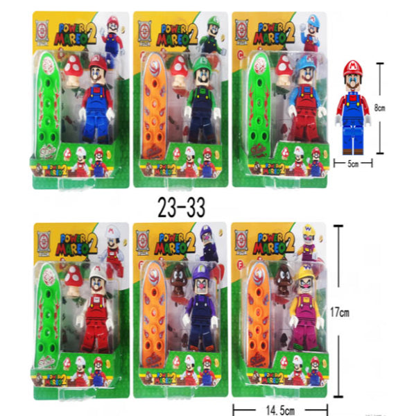Power Mario 2 Action Figure Set