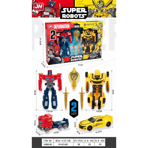 Transforming Toy Robot Car
