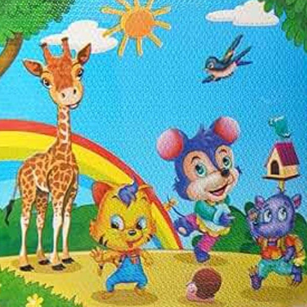 Cartoon Theme Foam Mat – 24" x 24"