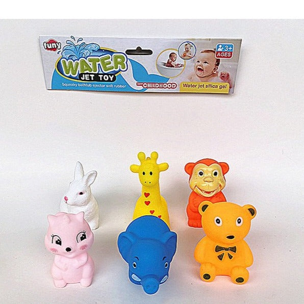 Soft Animal Shape Toys - PVC - 6Pcs/Pack