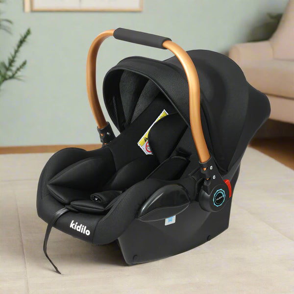 Kidilo Baby Carry Cot & Car Seat - Black