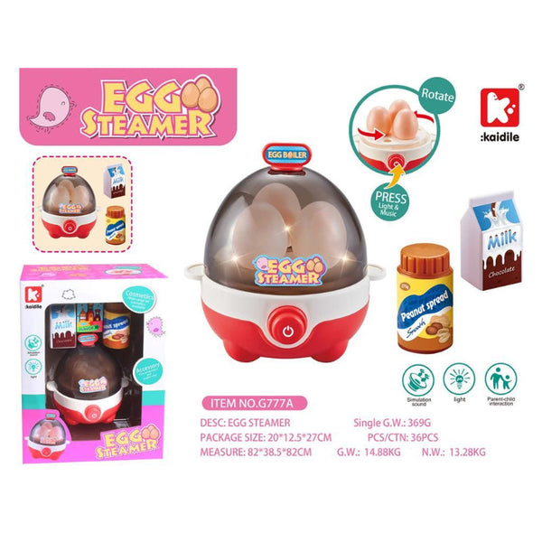 Pretend Play Egg Steamer Play Set for Kids