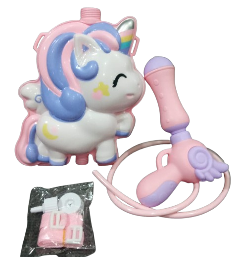 Children's Backpack Water Gun Toy - Unicorn