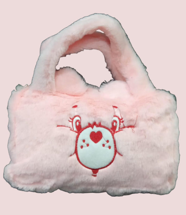 Fluffy Cheer Bear Handbag