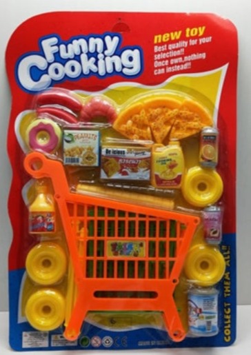 Pretend Play Shopping Cart Toy